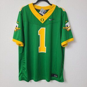 Nike Oregon Ducks Football Jersey NC2F-08AT CLVGRJNC2FOR Size L Green
